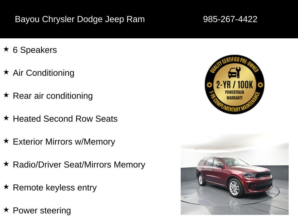2024 Dodge Durango GT Plus RWD