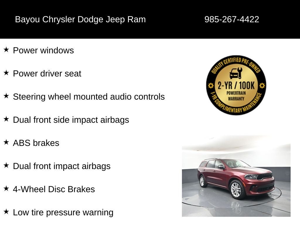 2024 Dodge Durango GT Plus RWD