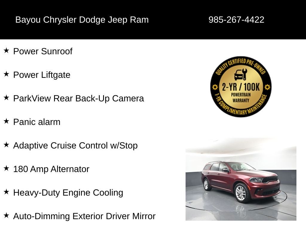 2024 Dodge Durango GT Plus RWD