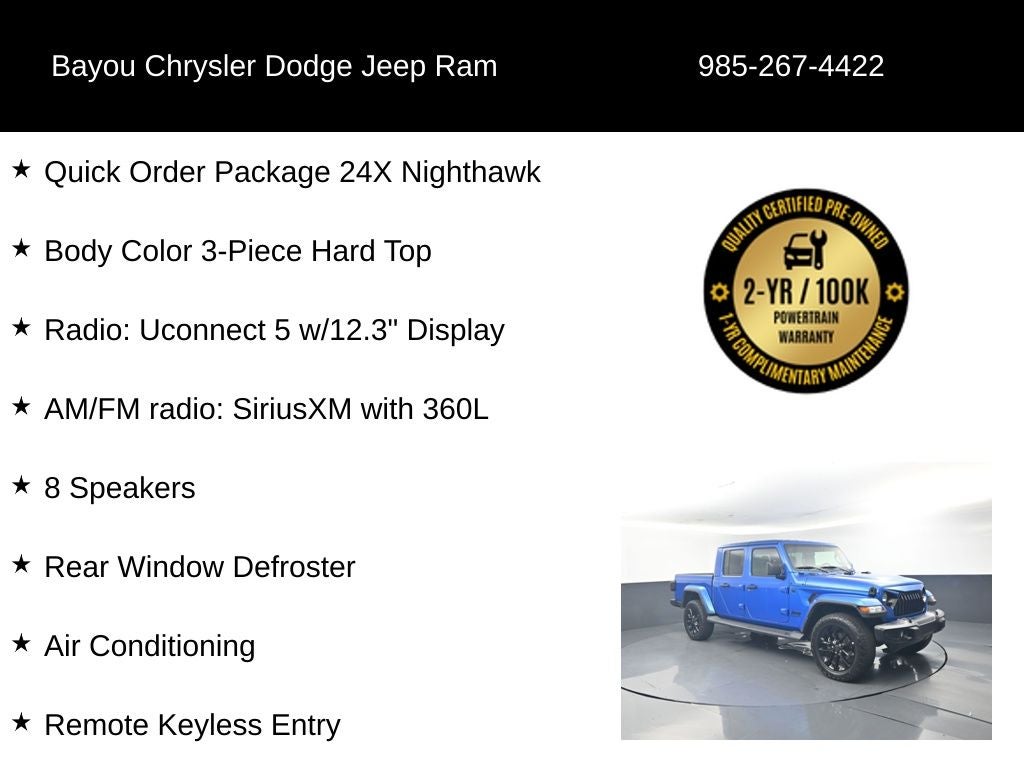 2024 Jeep Gladiator Nighthawk