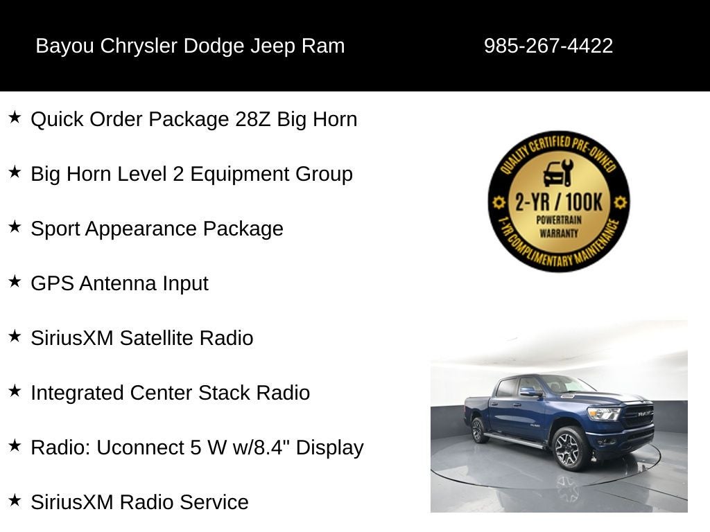 2022 RAM 1500 Big Horn/Lone Star