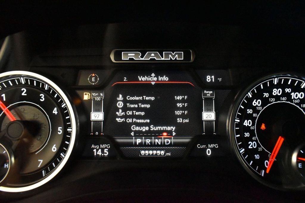 2022 RAM 1500 Big Horn Crew Cab 4x4 5'7' Box