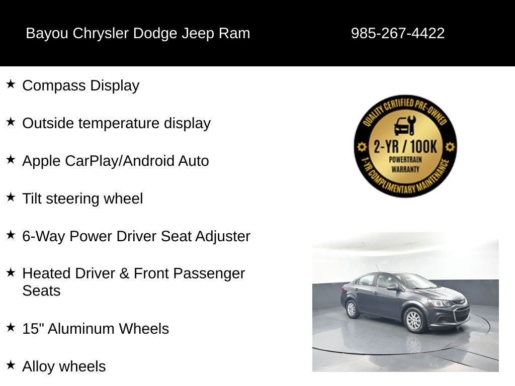 2019 Chevrolet Sonic LT