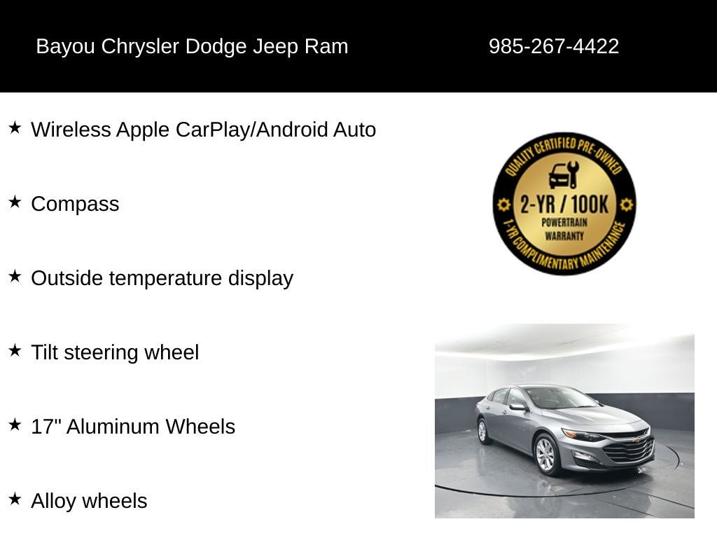 2025 Chevrolet Malibu FWD 1LT