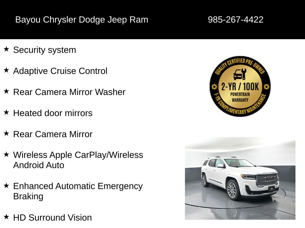 2023 GMC Acadia FWD Denali