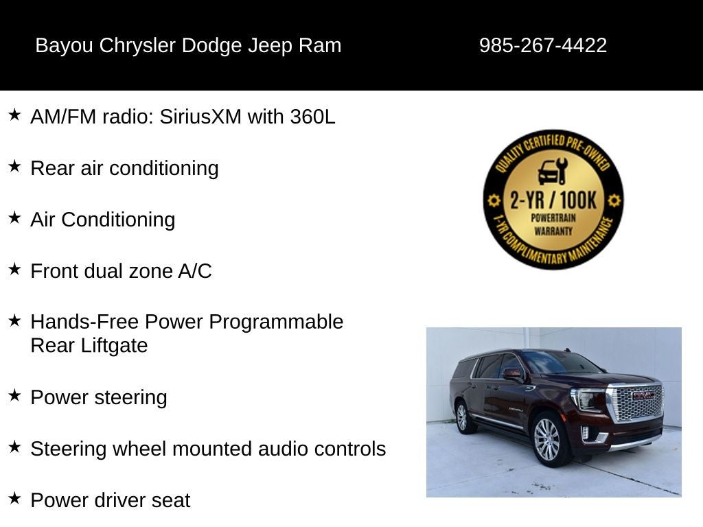 2023 GMC Yukon XL 2WD Denali