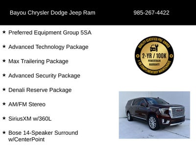 2023 GMC Yukon XL 2WD Denali