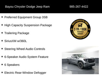 2023 GMC Sierra 1500 2WD Double Cab Standard Box Elevation