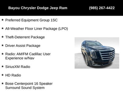 2019 Cadillac Escalade ESV Premium