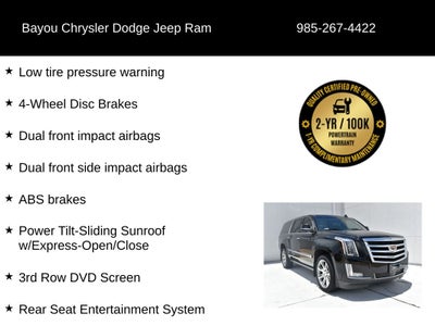 2019 Cadillac Escalade ESV Premium Luxury