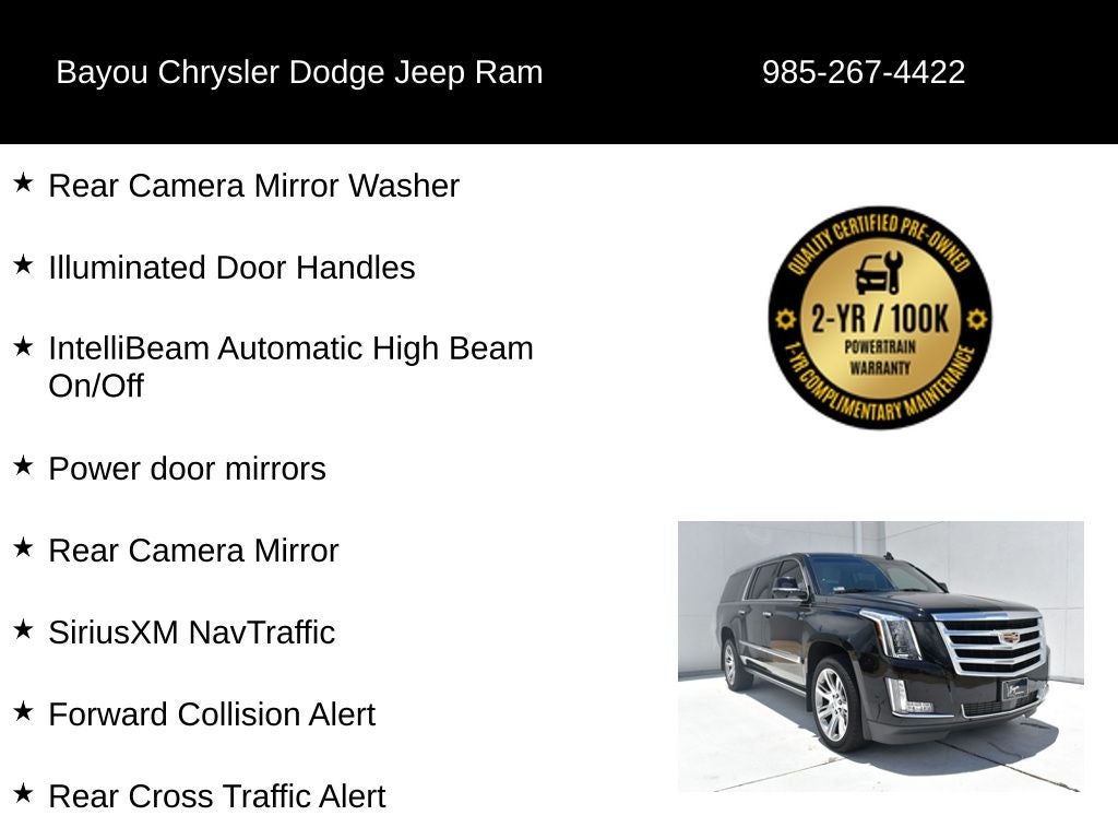 2019 Cadillac Escalade ESV Premium Luxury