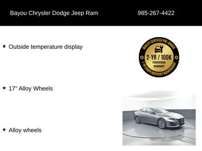 2024 Nissan Altima SV FWD