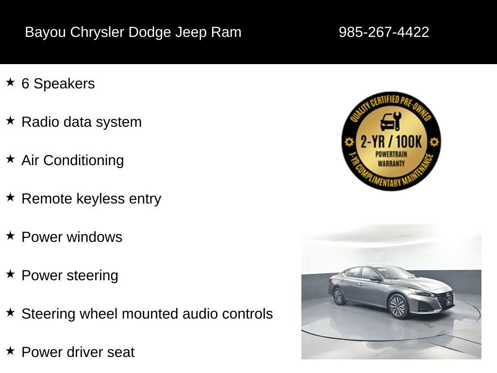 2024 Nissan Altima SV FWD