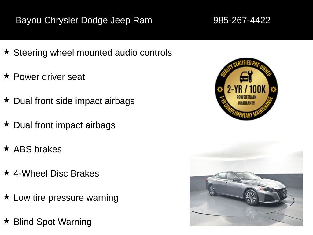 2024 Nissan Altima SV FWD