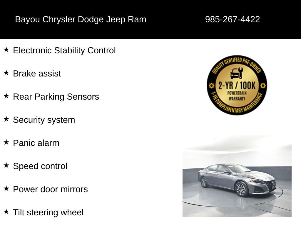 2024 Nissan Altima SV FWD