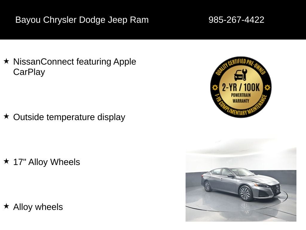 2024 Nissan Altima SV FWD