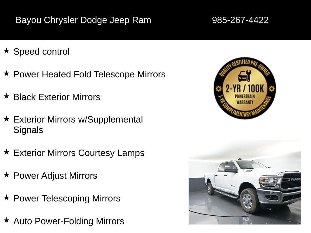 2024 RAM 2500 Big Horn Crew Cab 4x4 6'4' Box