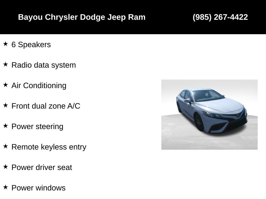 2024 Toyota Camry SE