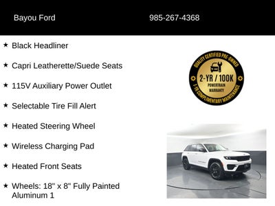 2025 Jeep Grand Cherokee Altitude X