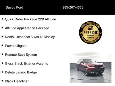 2023 Jeep Grand Cherokee L Altitude