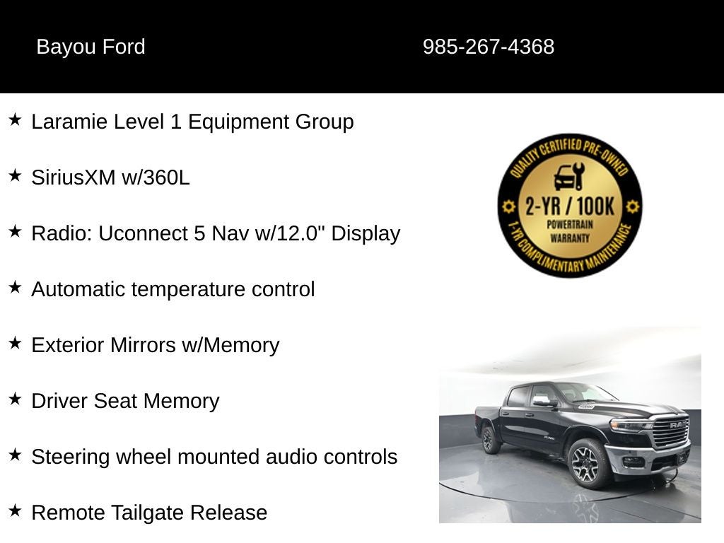 2025 RAM 1500 Laramie