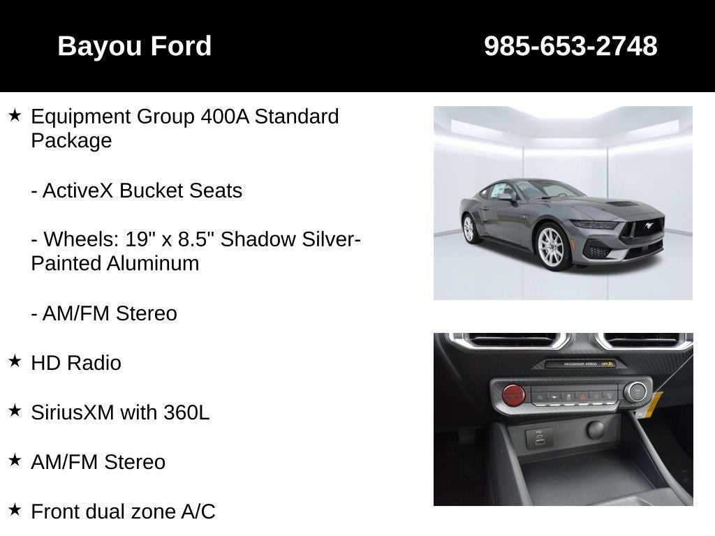 2026 Ford Mustang GT Premium 400A