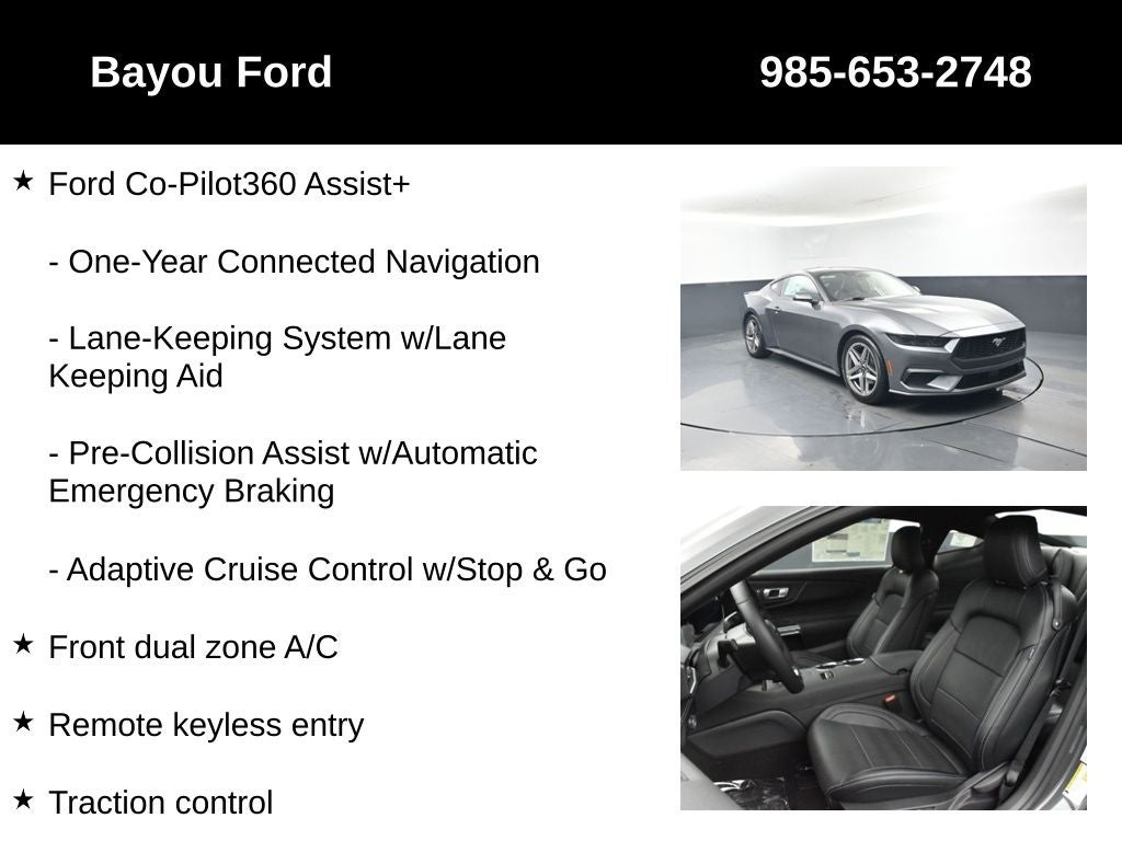 2026 Ford Mustang EcoBoost Premium 201A