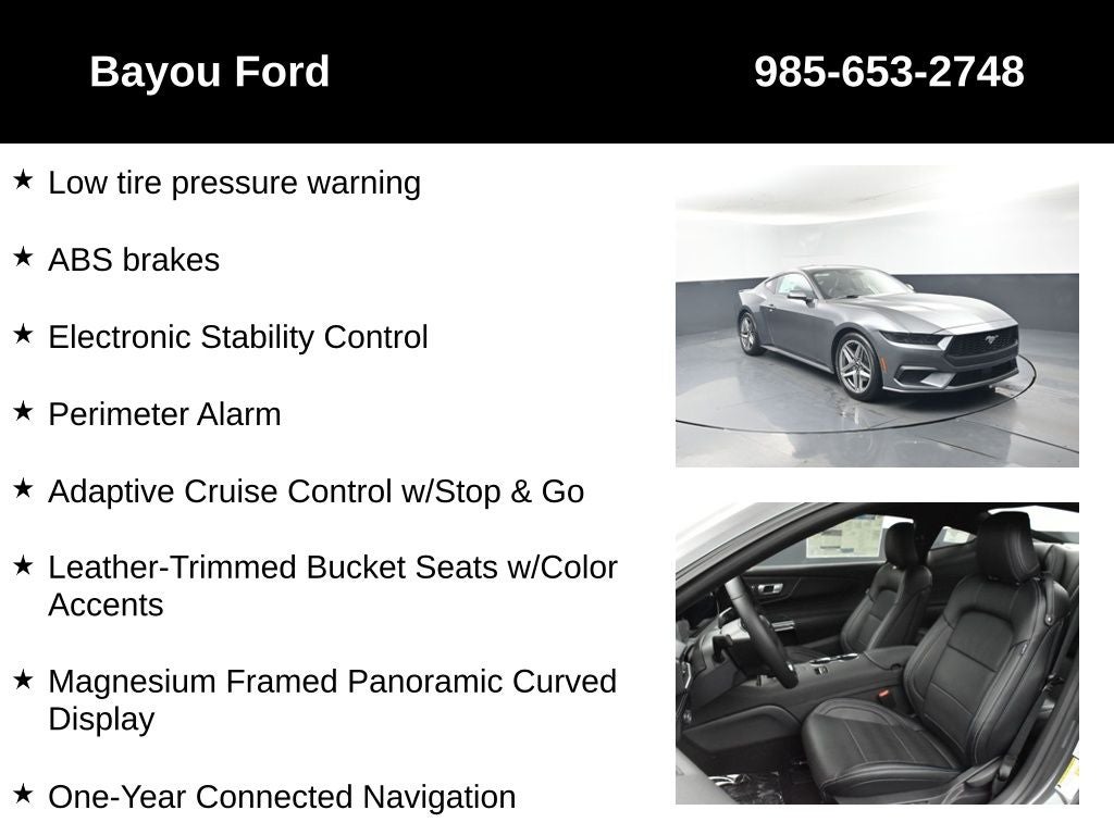 2026 Ford Mustang EcoBoost Premium 201A