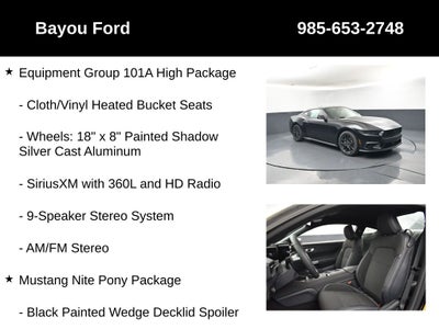 2026 Ford Mustang EcoBoost 101A
