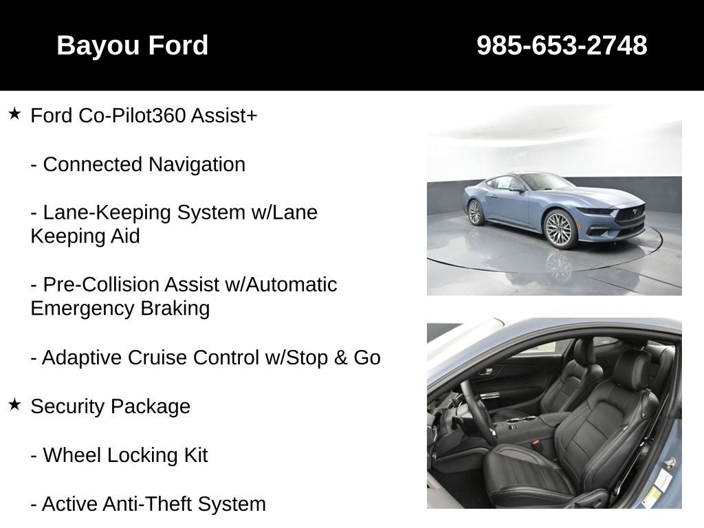 2025 Ford Mustang EcoBoost Premium 201A