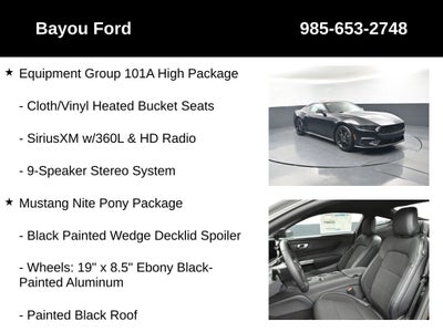 2026 Ford Mustang EcoBoost 101A