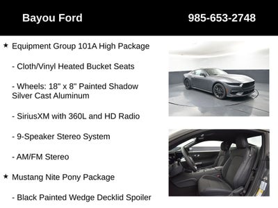2026 Ford Mustang EcoBoost 101A