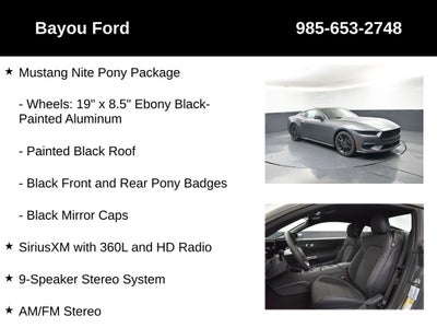 2026 Ford Mustang EcoBoost 101A