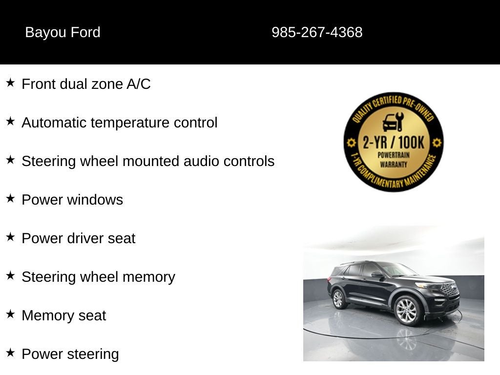 2021 Ford Explorer Platinum 601A