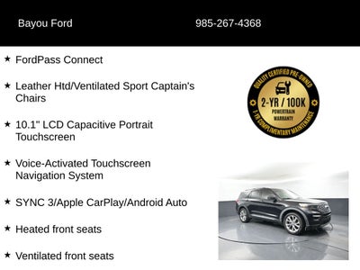 2021 Ford Explorer Platinum 601A