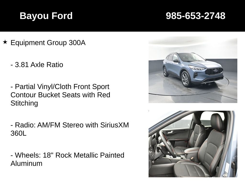 2026 Ford Escape ST-Line 300A