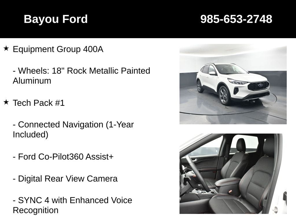 2026 Ford Escape Hybrid ST-Line Select 400A