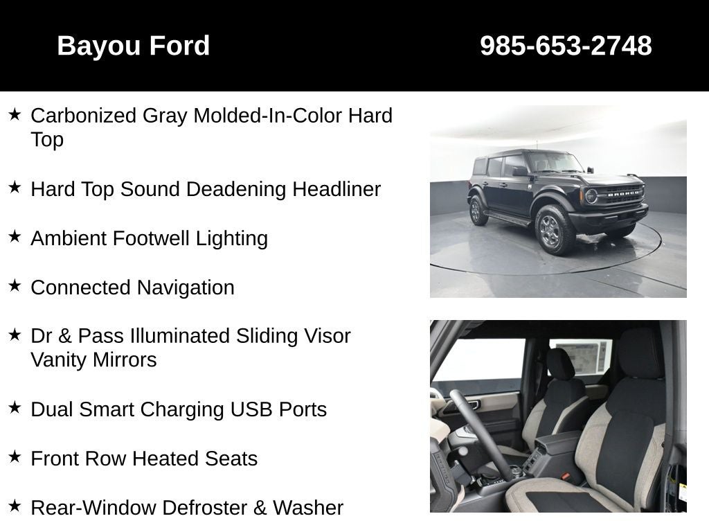 2025 Ford Bronco Big Bend 222A