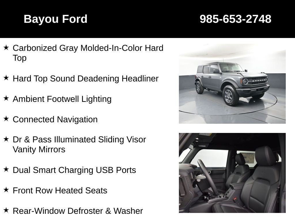 2025 Ford Bronco Big Bend 222A