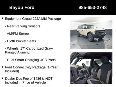 2026 Ford Bronco Big Bend 222A
