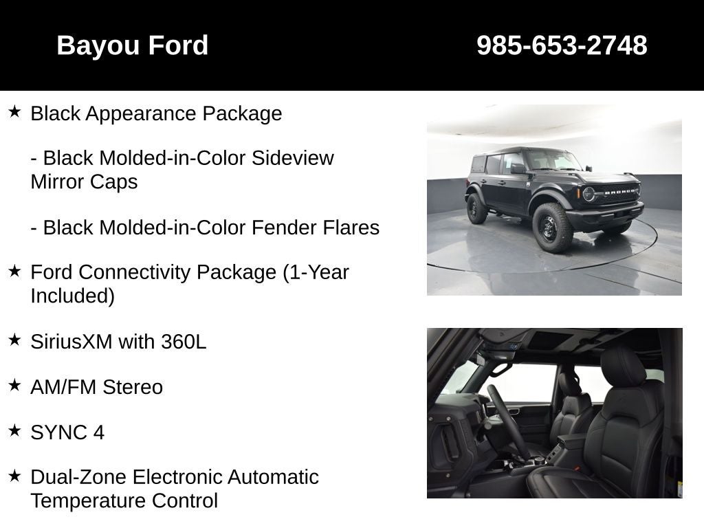 2026 Ford Bronco Big Bend 222A