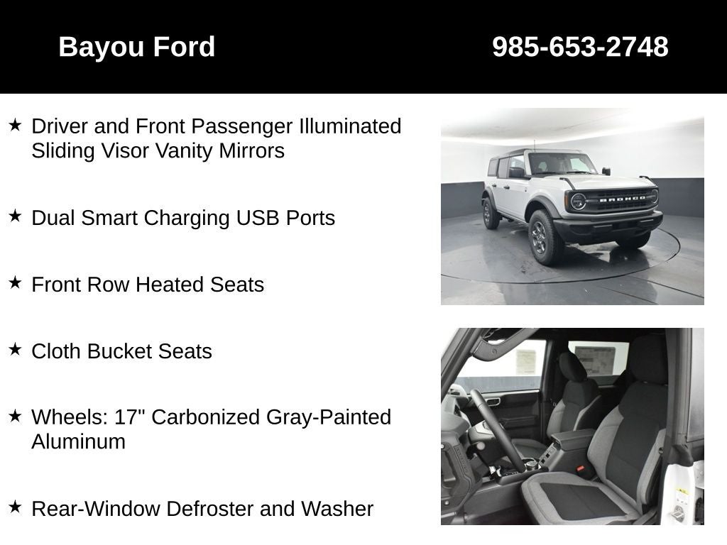 2026 Ford Bronco Big Bend 222A