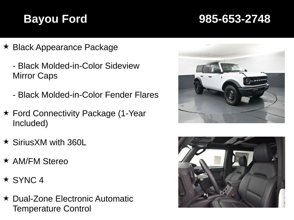 2026 Ford Bronco Big Bend 222A