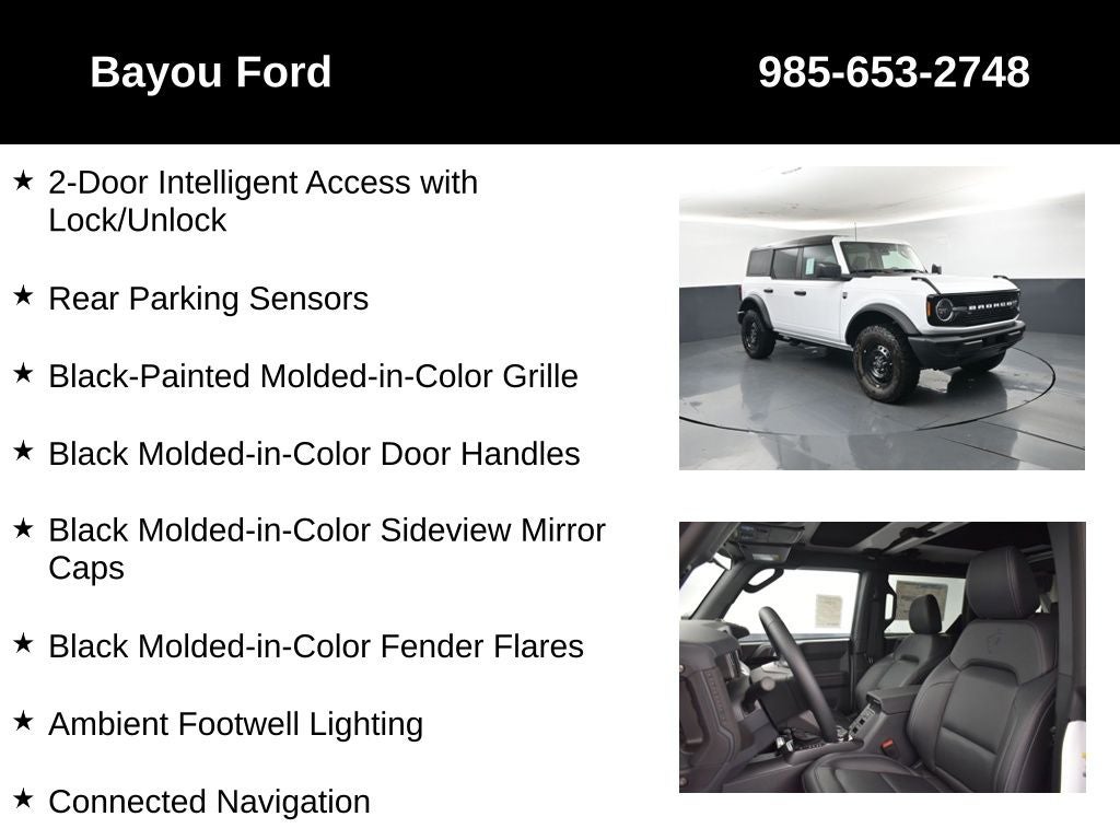 2026 Ford Bronco Big Bend 222A