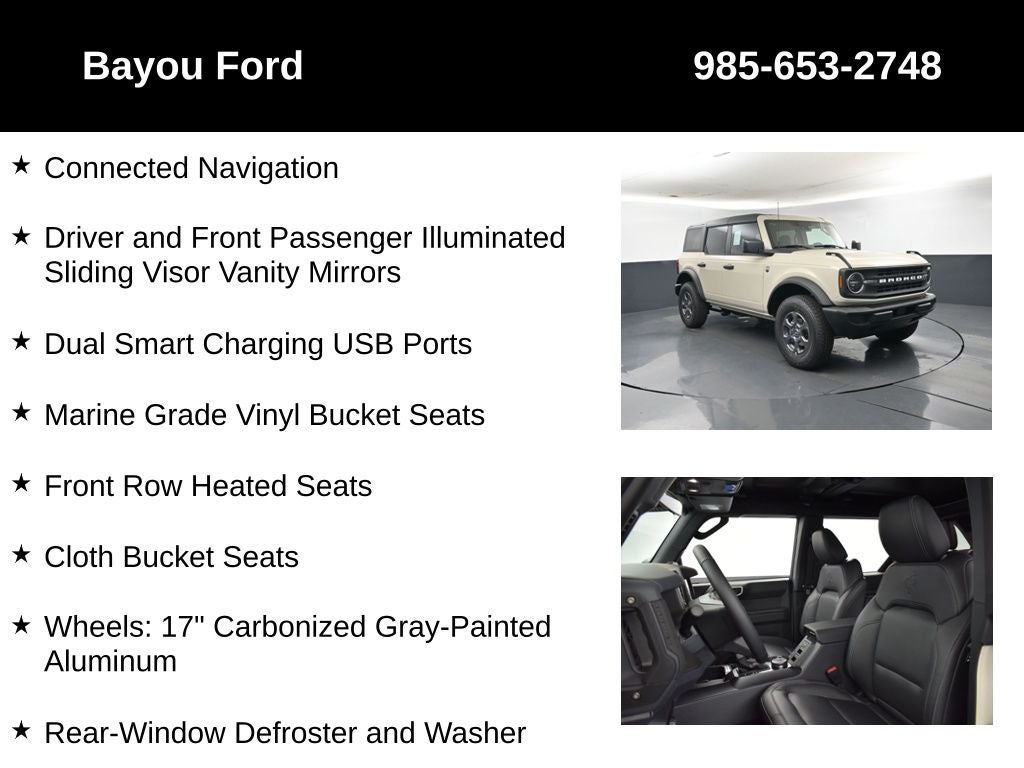 2026 Ford Bronco Big Bend 222A