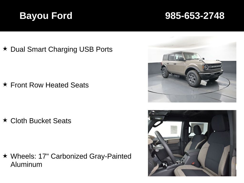 2026 Ford Bronco Big Bend 222A