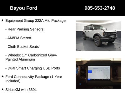 2026 Ford Bronco Big Bend 222A