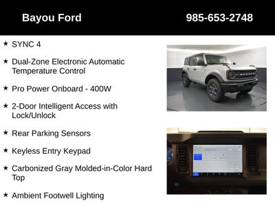 2026 Ford Bronco Big Bend 222A