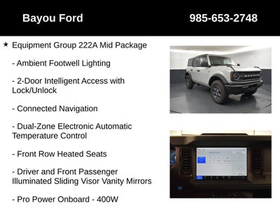 2026 Ford Bronco Big Bend 222A