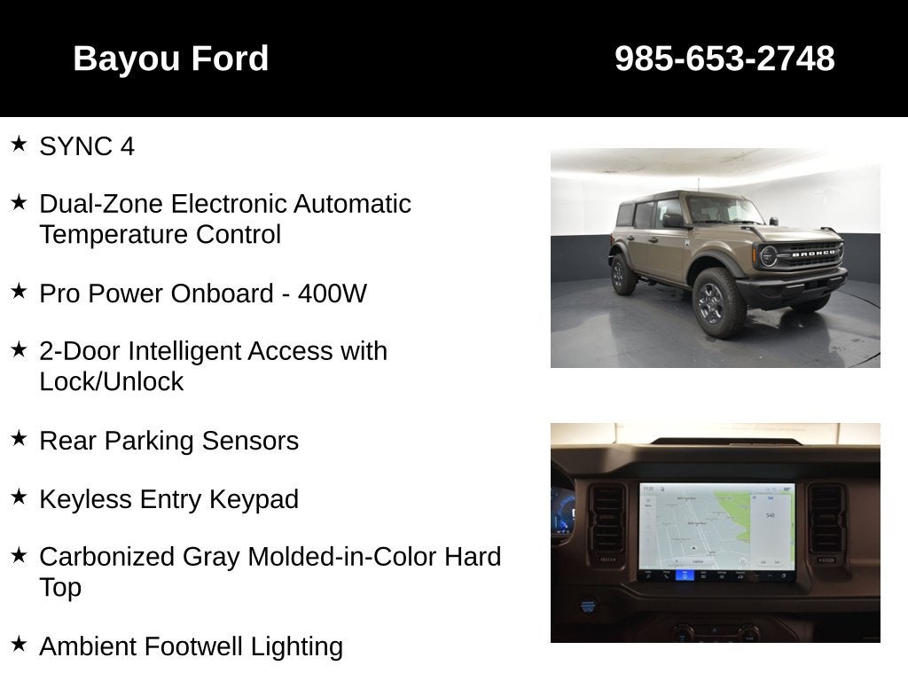 2026 Ford Bronco Big Bend 222A